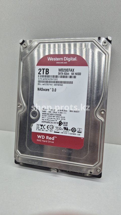 Жесткий диск Western Digital WD Red WD20EFAX 2TB SATA III 3.5" для NAS