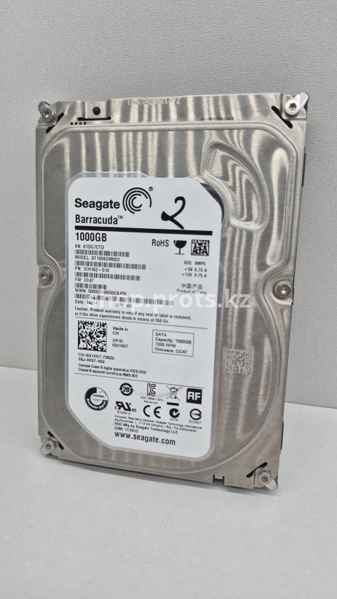 Жесткий диск Seagate Barracuda ST1000DM003 1TB SATA III 3.5" 7200RPM
