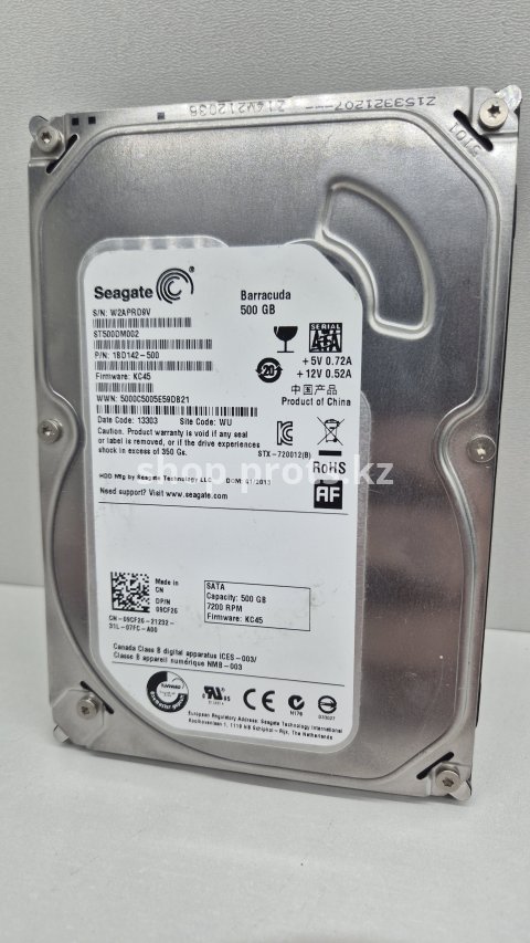 Жесткий диск Seagate Barracuda ST500DM002 500GB SATA III 3.5" 7200RPM 1