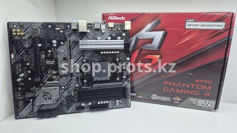 Материнская плата ASRock B550 Phantom Gaming 4 AM4 ATX DDR4 M.2 PCIe 4.0 3