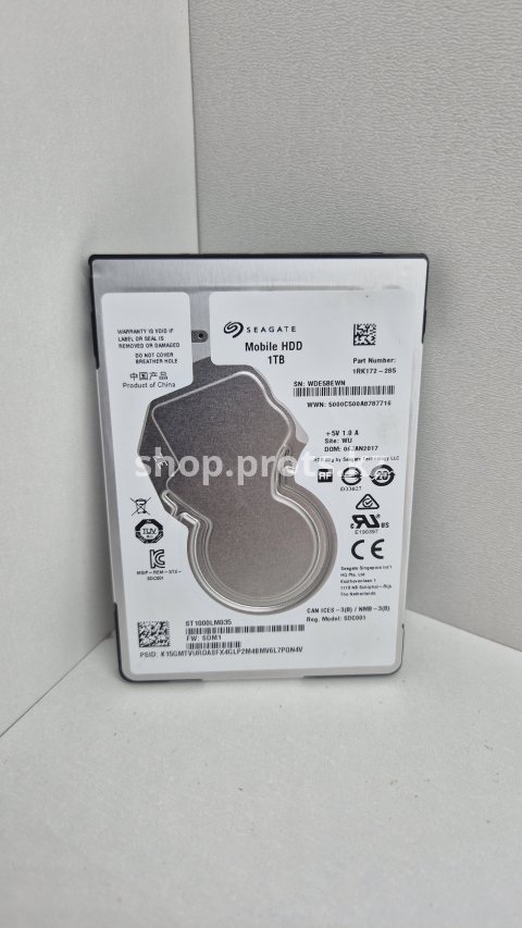 Жесткий диск Seagate 1TB 2.5" ST1000LM035 SATA для ноутбука
