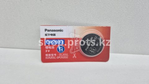 Батарейка Panasonic CR2032 3V литиевая