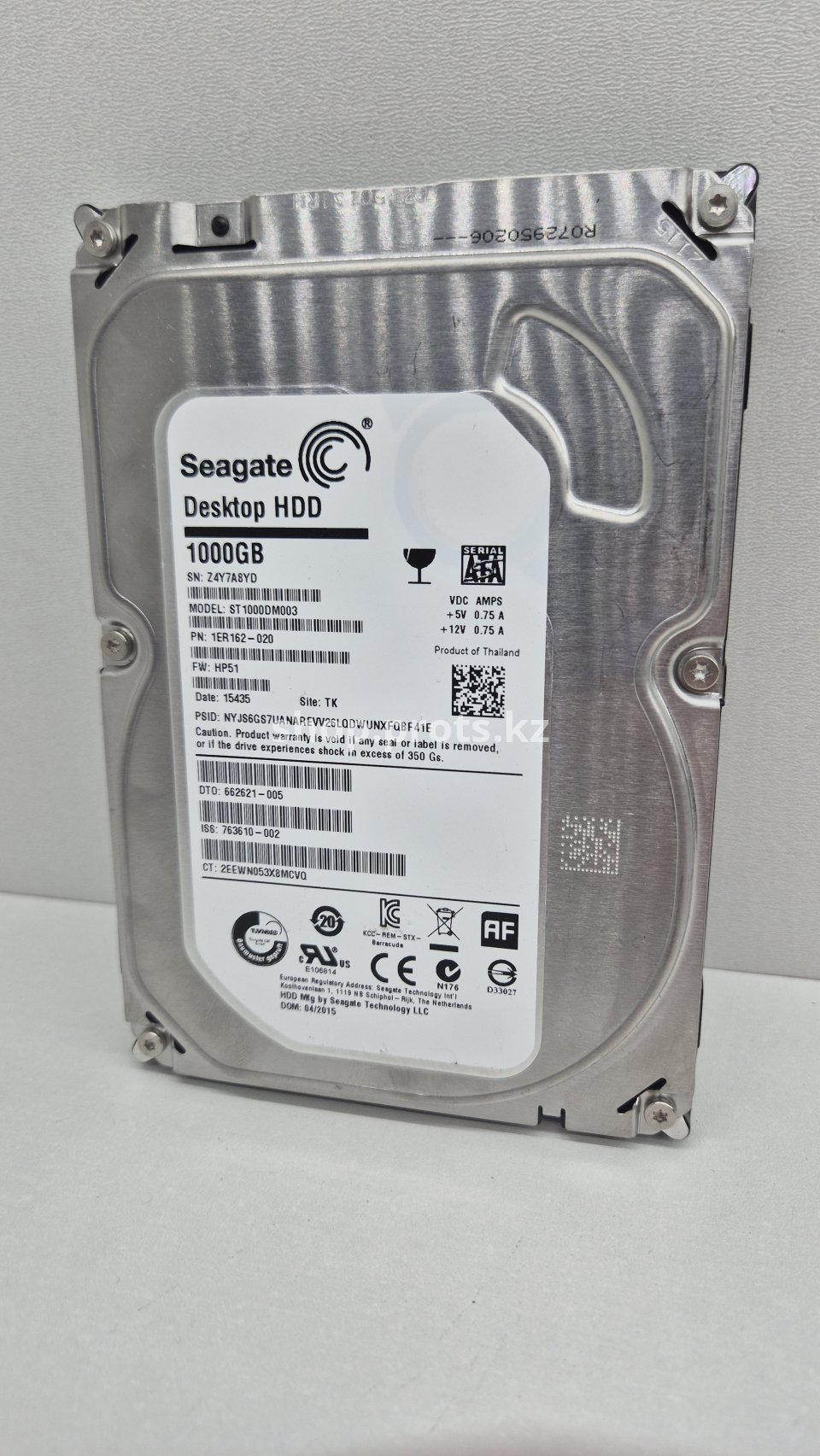 Hard Drive Seagate Desktop HDD ST1000DM003 1TB SATA III 3.5" 7200RPM