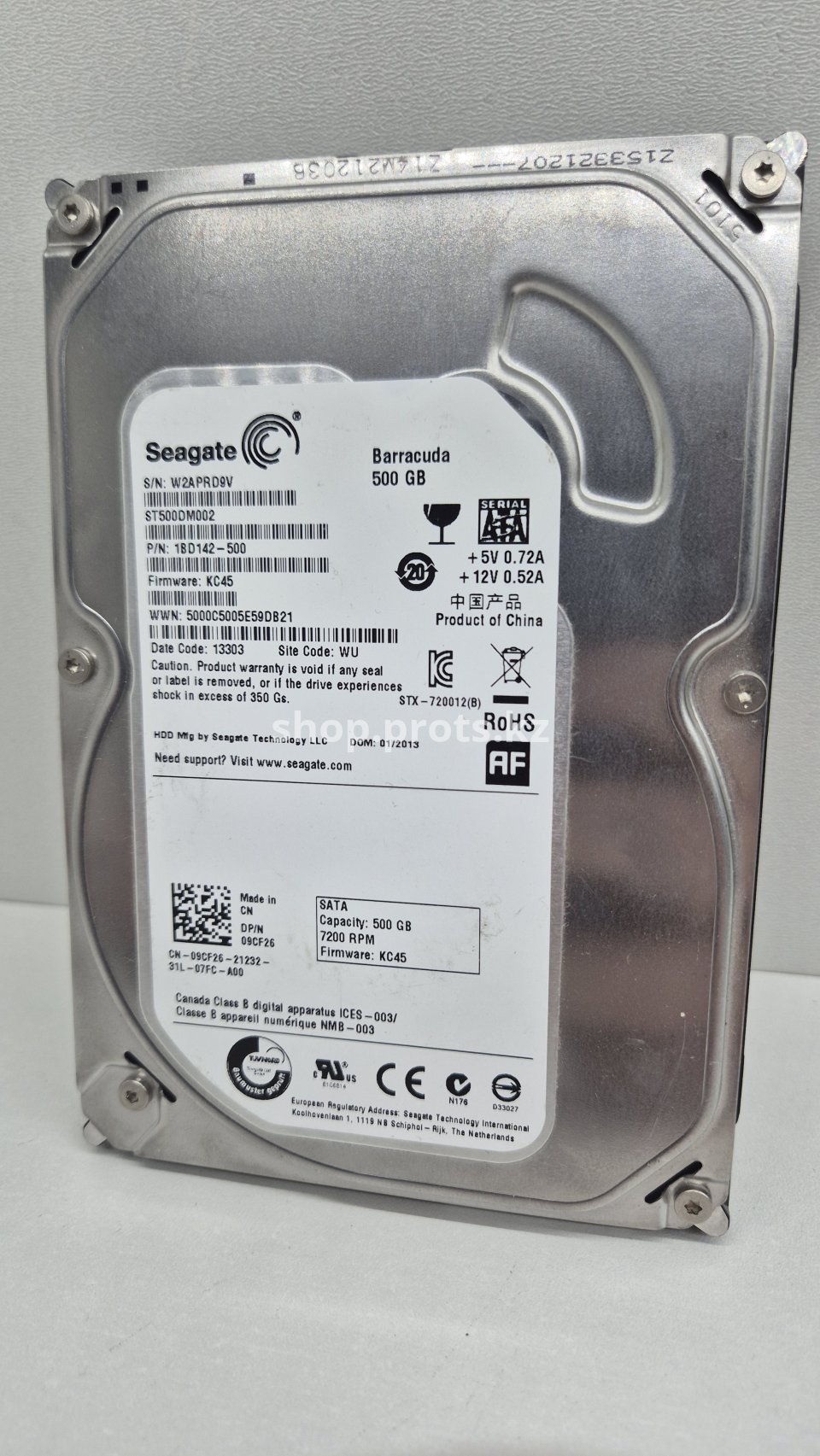 Жесткий диск Seagate Barracuda ST500DM002 500GB SATA III 3.5" 7200RPM