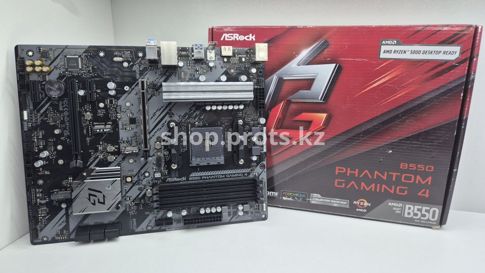 Материнская плата ASRock B550 Phantom Gaming 4 AM4 ATX DDR4 M.2 PCIe 4.0