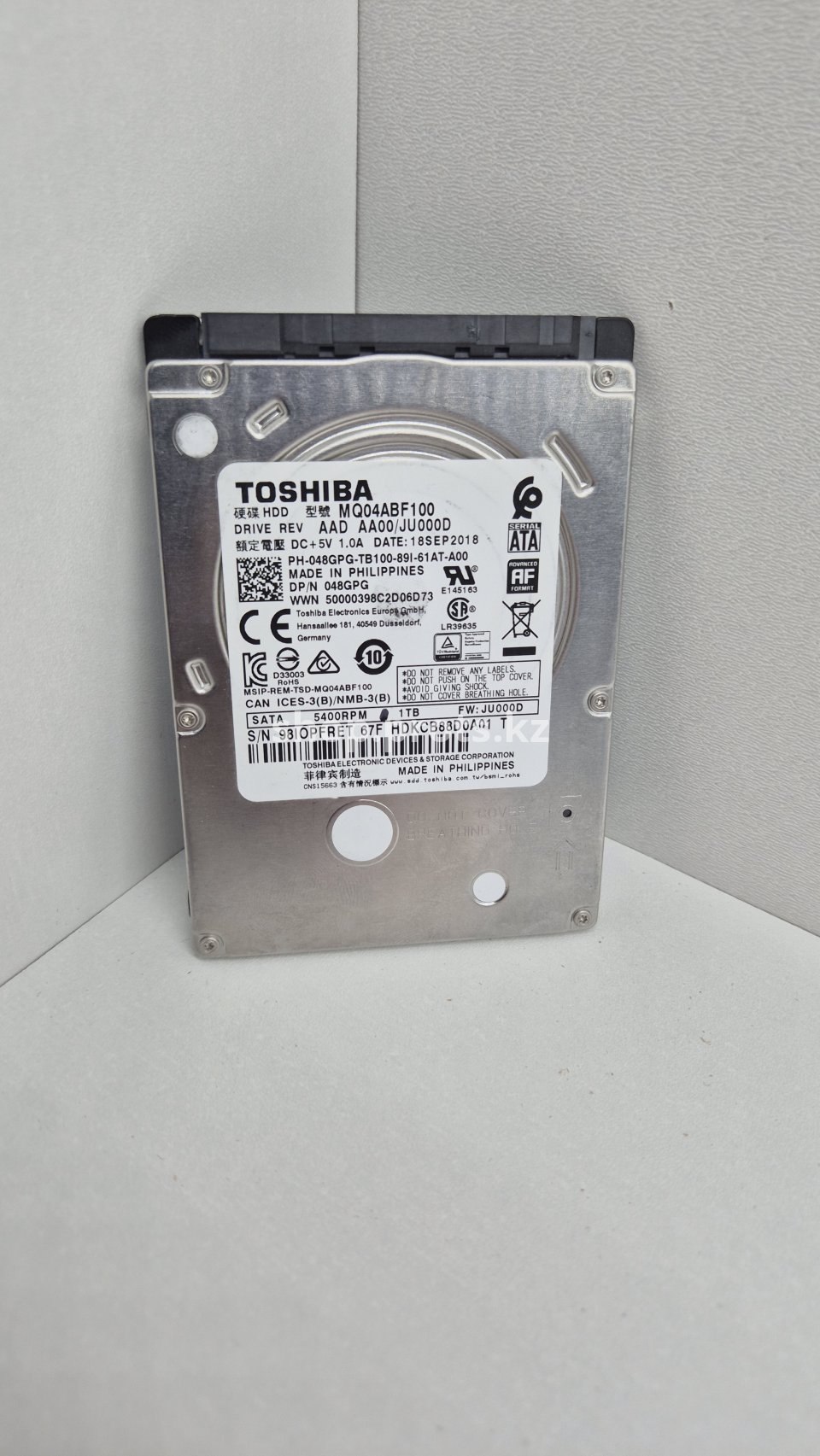Жесткий диск Toshiba 1TB 2.5" MQ04ABF100 SATA для ноутбука