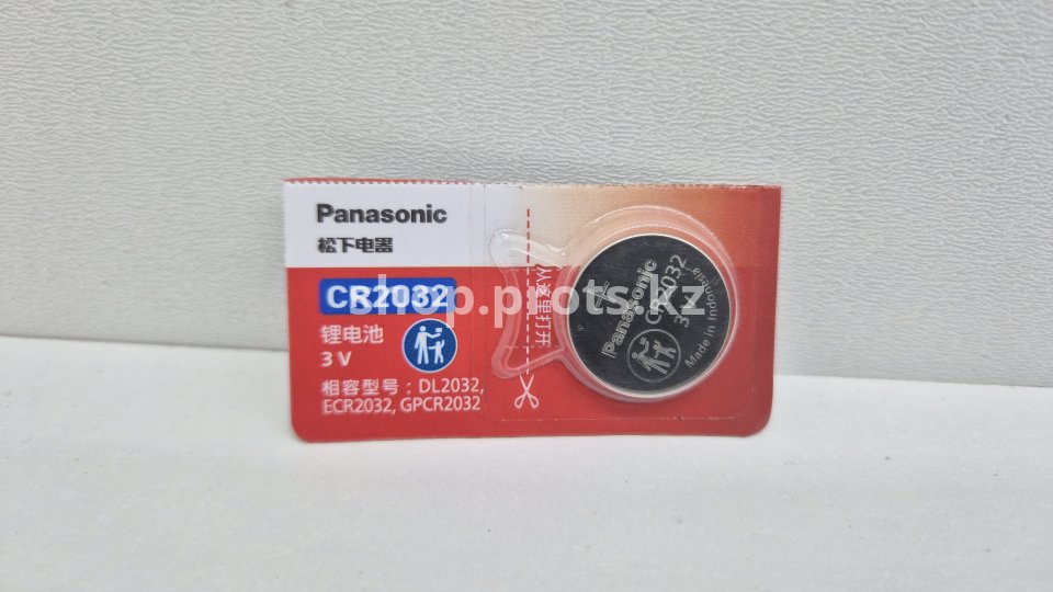 Батарейка Panasonic CR2032 3V литиевая